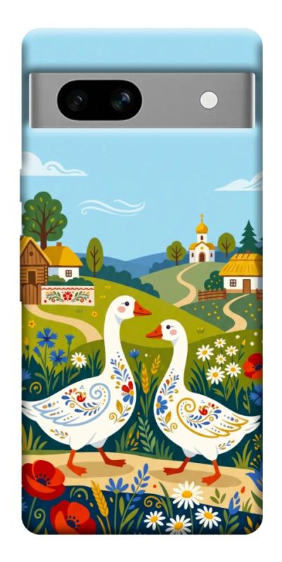 Чехол itsPrint Ukr gooses для Google Pixel 7a, love ukraine, купить оптом с доставкой