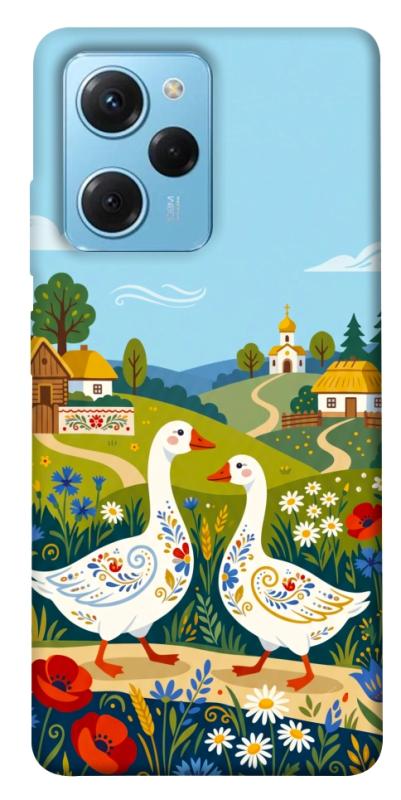 Чохол itsPrint Ukr gooses для Xiaomi Poco X5 Pro 5G, love ukraine, купити оптом з доставкою