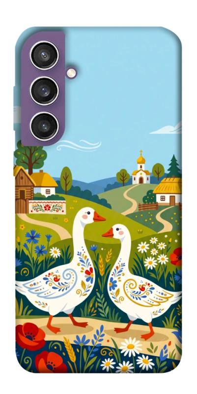 Чохол itsPrint Ukr gooses для Samsung Galaxy S23 FE, love ukraine, купити оптом з доставкою