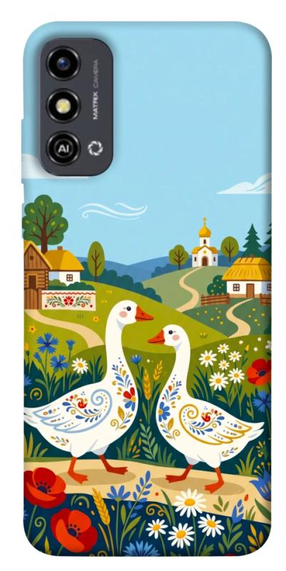 Чохол itsPrint Ukr gooses для ZTE Blade A53, love ukraine, купити оптом з доставкою