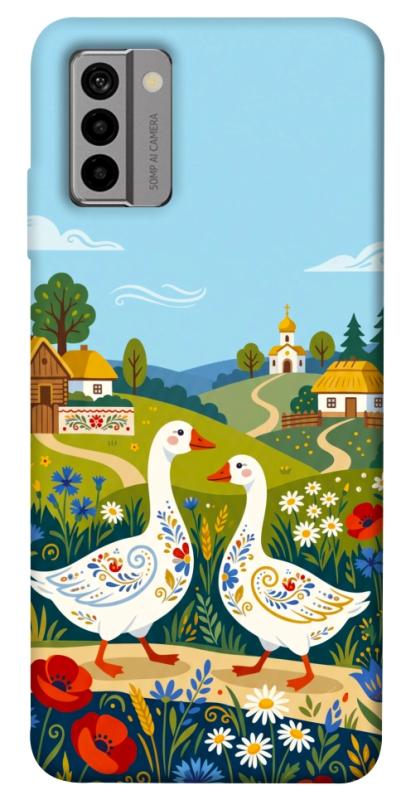 Чохол itsPrint Ukr gooses для Nokia G22, love ukraine, купити оптом з доставкою