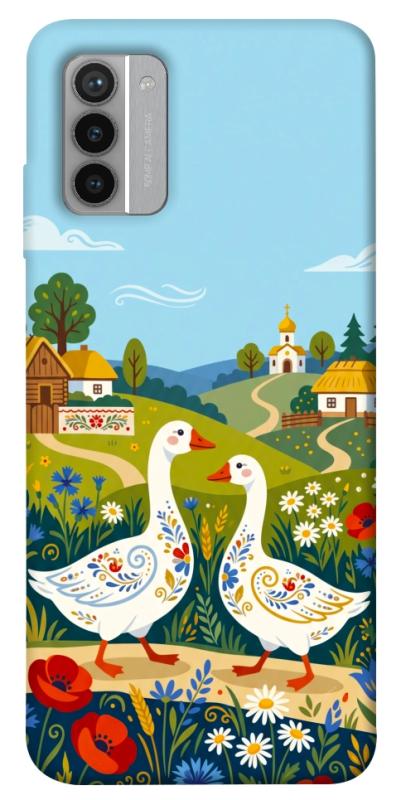 Чохол itsPrint Ukr gooses для Nokia G42, love ukraine, купити оптом з доставкою