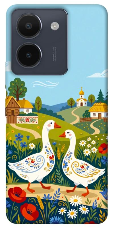 Чохол itsPrint Ukr gooses для Vivo Y36, love ukraine, купити оптом з доставкою
