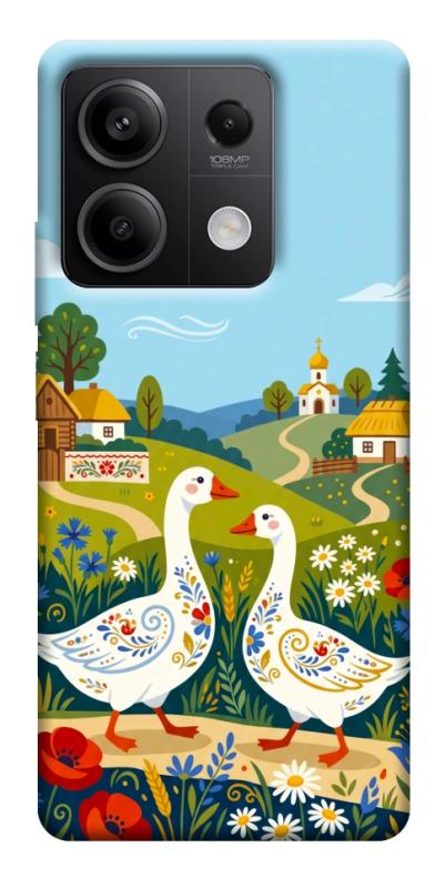 Чохол itsPrint Ukr gooses для Xiaomi Redmi Note 13 5G, love ukraine, купити оптом з доставкою