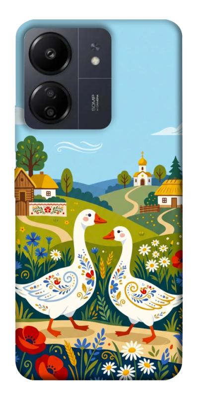 Чохол itsPrint Ukr gooses для Xiaomi Redmi 13C, love ukraine, купити оптом з доставкою