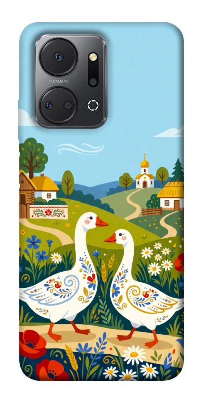 Чохол itsPrint Ukr gooses для Huawei Honor X7a, love ukraine, купити оптом з доставкою