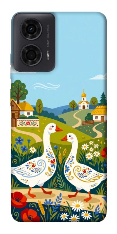 Чохол itsPrint Ukr gooses для Motorola Moto G24, love ukraine, купити оптом з доставкою