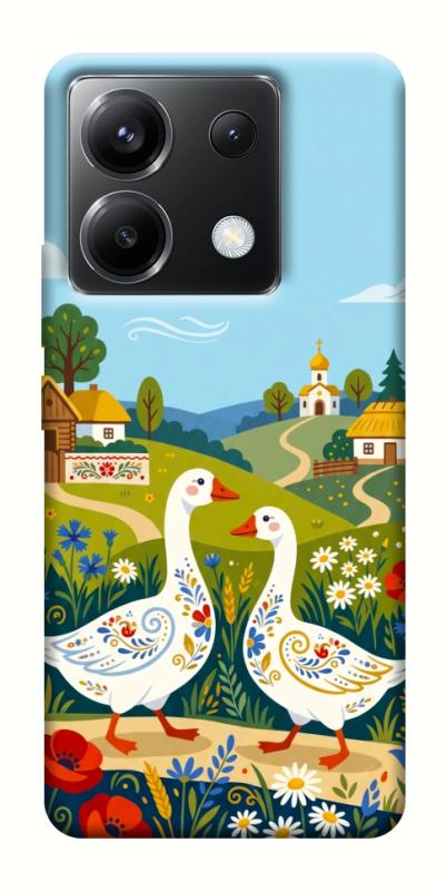 Чохол itsPrint Ukr gooses для Xiaomi Poco X6, love ukraine, купити оптом з доставкою