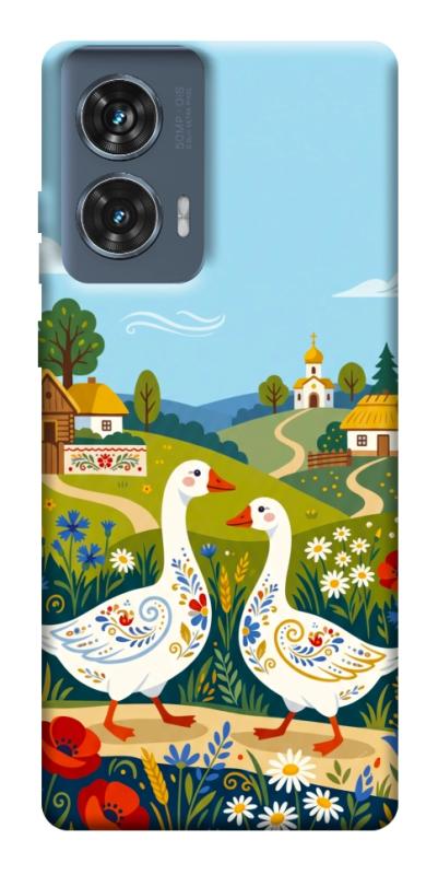 Чохол itsPrint Ukr gooses для Motorola Edge 50 Fusion, love ukraine, купити оптом з доставкою