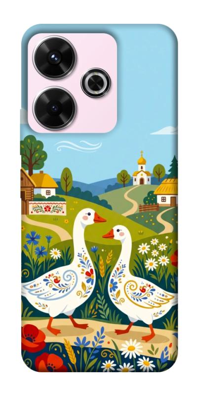 Чохол itsPrint Ukr gooses для Xiaomi Redmi 13 4G / Poco M6 4G, love ukraine, купити оптом з доставкою
