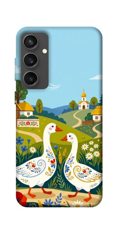 Чохол itsPrint Ukr gooses для Samsung Galaxy S24 FE, love ukraine, купити оптом з доставкою