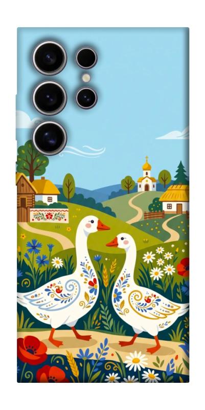Чохол itsPrint Ukr gooses для Samsung Galaxy S25 Ultra, love ukraine, купити оптом з доставкою