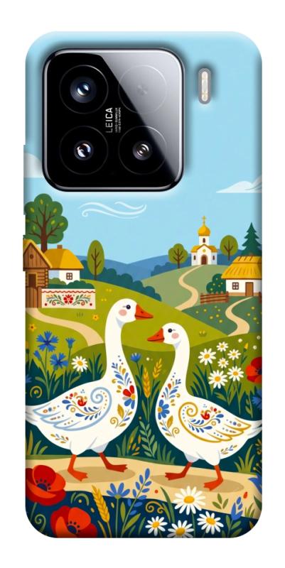 Чохол itsPrint Ukr gooses для Xiaomi 15, love ukraine, купити оптом з доставкою
