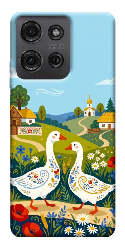 Чохол itsPrint Ukr gooses для Motorola Moto G75 5G, love ukraine, купити оптом з доставкою