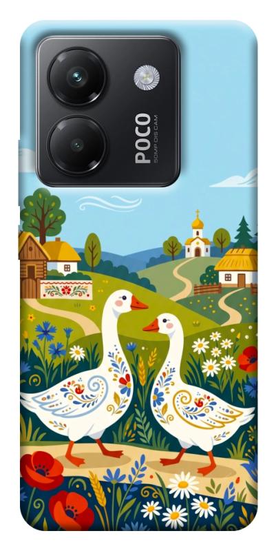 Чохол itsPrint Ukr gooses для Xiaomi Poco M7 Pro 5G, love ukraine, купити оптом з доставкою