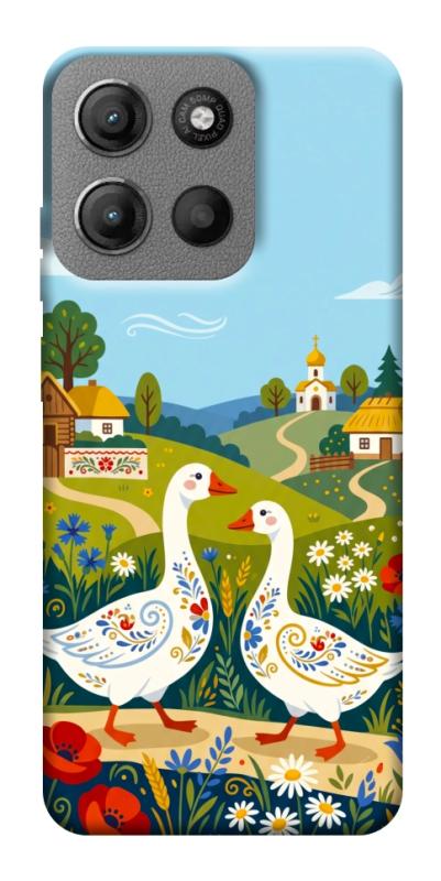 Чохол itsPrint Ukr gooses для Motorola Moto G15 4G, love ukraine, купити оптом з доставкою