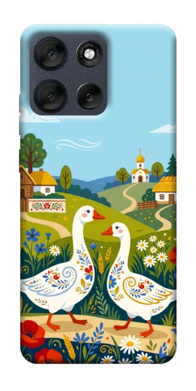Чохол itsPrint Ukr gooses для Motorola Moto G56 5G, love ukraine, купити оптом з доставкою
