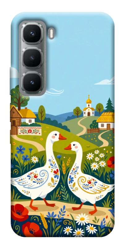 Чохол itsPrint Ukr gooses для Infinix Hot 60i, love ukraine, купити оптом з доставкою