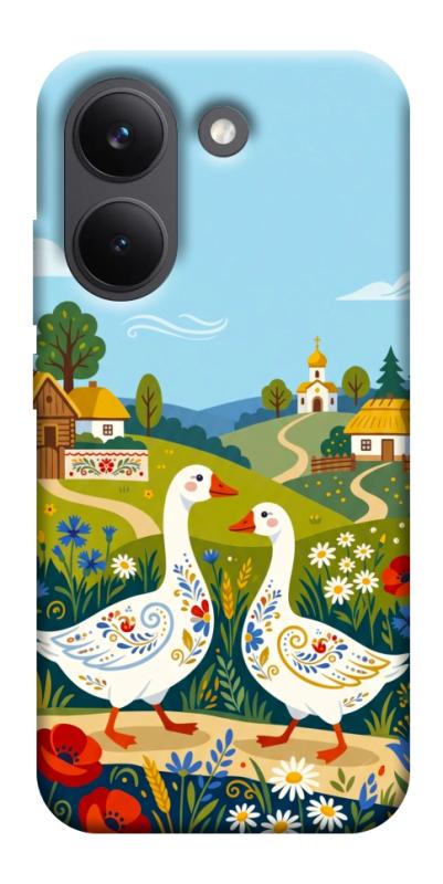 Чехол itsPrint Ukr gooses для Xiaomi Poco X8 Pro, love ukraine, купить оптом с доставкой