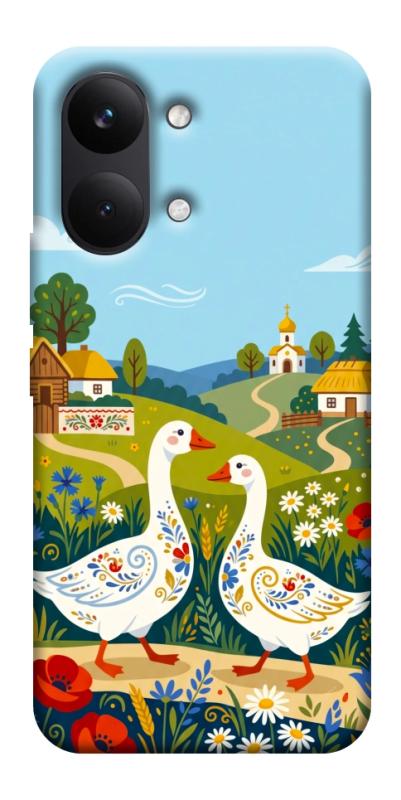Чехол itsPrint Ukr gooses для Xiaomi Poco X8 Pro Max, love ukraine, купить оптом с доставкой