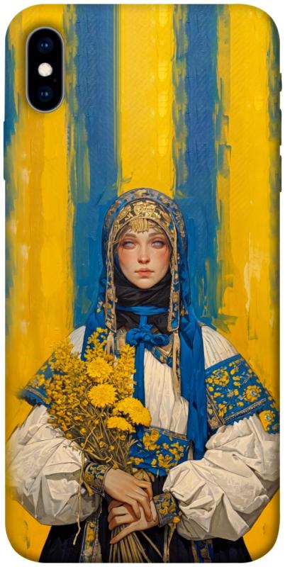 Чохол itsPrint Ukrainian woman для Apple iPhone X (5.8"), love ukraine, купити оптом з доставкою
