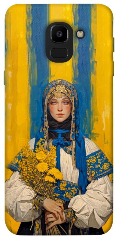 Чохол itsPrint Ukrainian woman для Samsung J600F Galaxy J6 (2018), love ukraine, купити оптом з доставкою