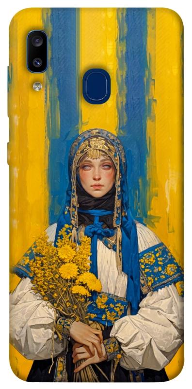 Чохол itsPrint Ukrainian woman для Samsung Galaxy A20 / A30, love ukraine, купити оптом з доставкою