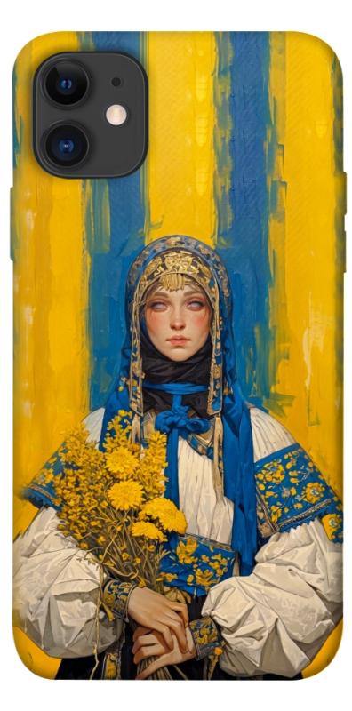 Чохол itsPrint Ukrainian woman для Apple iPhone 11 (6.1"), love ukraine, купити оптом з доставкою