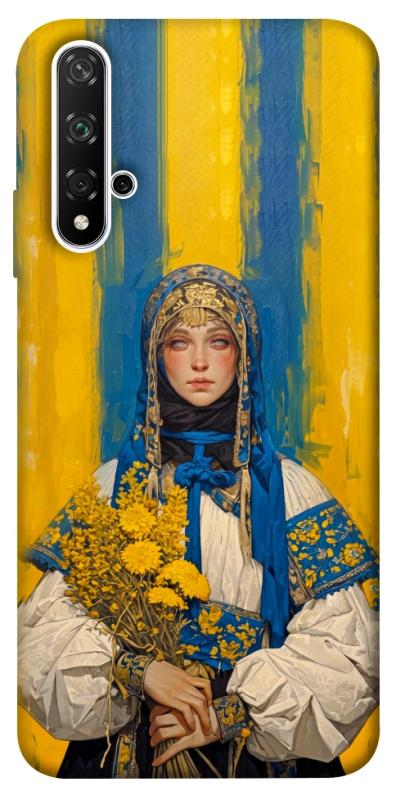 Чохол itsPrint Ukrainian woman для Huawei Honor 20 / Nova 5T, love ukraine, купити оптом з доставкою