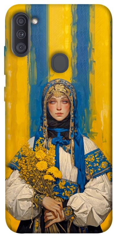 Чохол itsPrint Ukrainian woman для Samsung Galaxy A11, love ukraine, купити оптом з доставкою