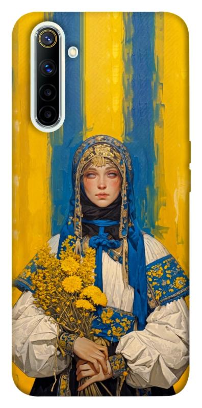 Чохол itsPrint Ukrainian woman для Realme 6, love ukraine, купити оптом з доставкою