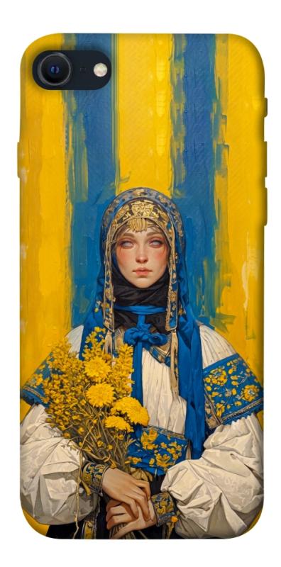 Чохол itsPrint Ukrainian woman для Apple iPhone SE (2020), love ukraine, купити оптом з доставкою