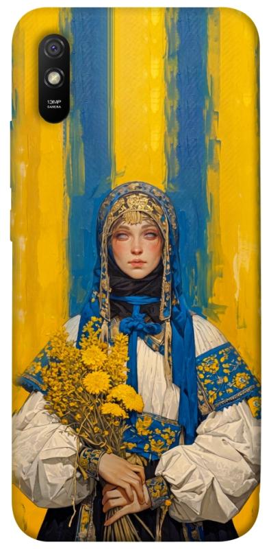 Чохол itsPrint Ukrainian woman для Xiaomi Redmi 9A, love ukraine, купити оптом з доставкою