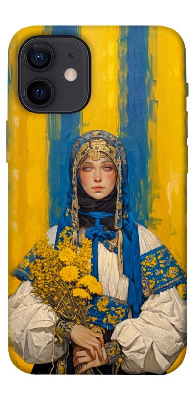 Чохол itsPrint Ukrainian woman для Apple iPhone 12 mini (5.4"), love ukraine, купити оптом з доставкою