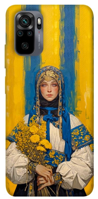 Чохол itsPrint Ukrainian woman для Xiaomi Redmi Note 10 / Note 10s, love ukraine, купити оптом з доставкою