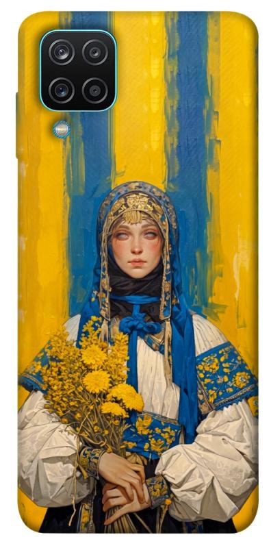 Чохол itsPrint Ukrainian woman для Samsung Galaxy A12, love ukraine, купити оптом з доставкою