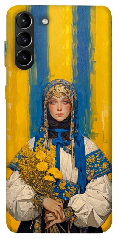 Чохол itsPrint Ukrainian woman для Samsung Galaxy S21+, love ukraine, купити оптом з доставкою