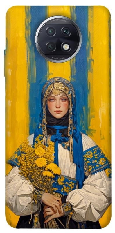 Чохол itsPrint Ukrainian woman для Xiaomi Redmi Note 9 5G / Note 9T, love ukraine, купити оптом з доставкою