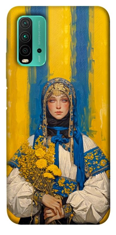 Чохол itsPrint Ukrainian woman для Xiaomi Redmi Note 9 4G / Redmi 9 Power / Redmi 9T, love ukraine, купити оптом з доставкою