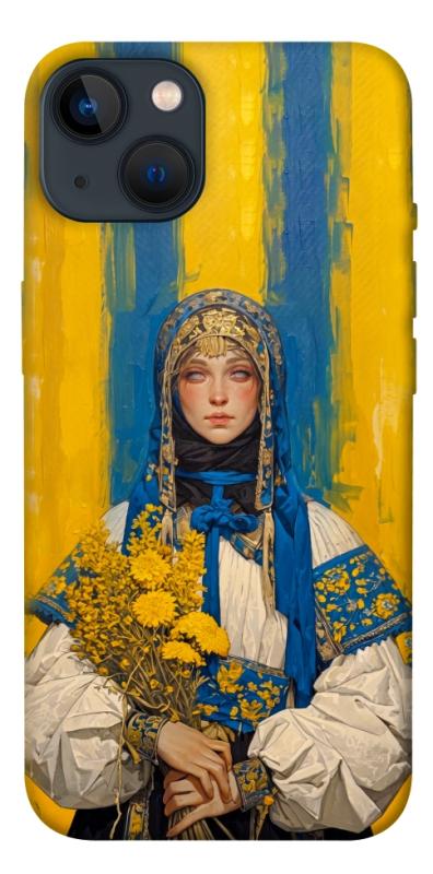 Чохол itsPrint Ukrainian woman для Apple iPhone 13 (6.1"), love ukraine, купити оптом з доставкою