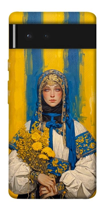 Чохол itsPrint Ukrainian woman для Google Pixel 6, love ukraine, купити оптом з доставкою