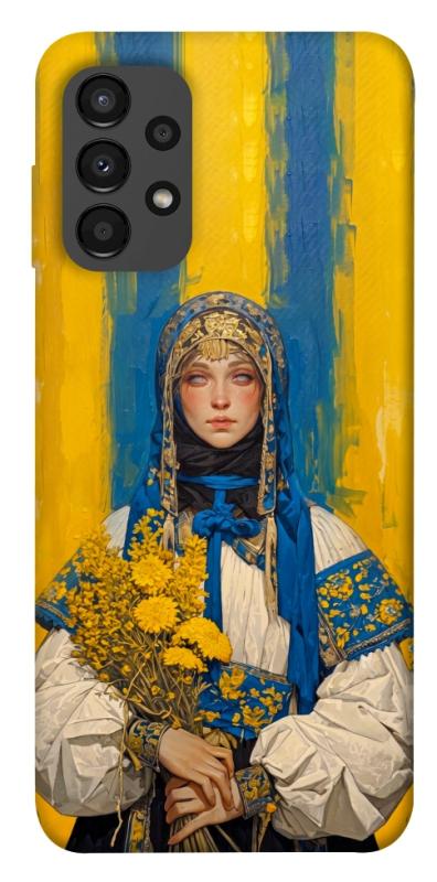 Чохол itsPrint Ukrainian woman для Samsung Galaxy A13 4G, love ukraine, купити оптом з доставкою