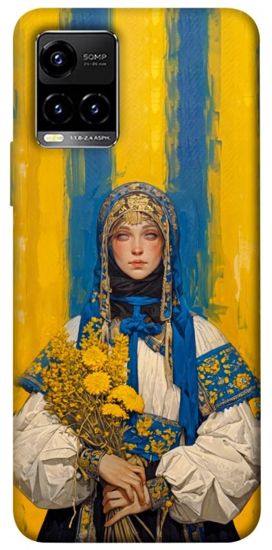 Чохол itsPrint Ukrainian woman для Vivo Y21 / Y33s, love ukraine, купити оптом з доставкою