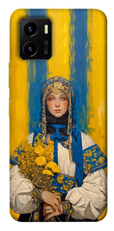 Чохол itsPrint Ukrainian woman для Vivo Y15s, love ukraine, купити оптом з доставкою