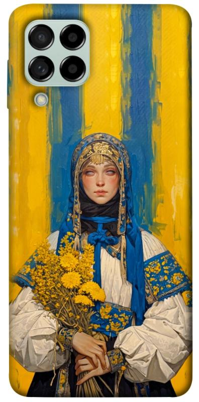 Чохол itsPrint Ukrainian woman для Samsung Galaxy M53 5G, love ukraine, купити оптом з доставкою