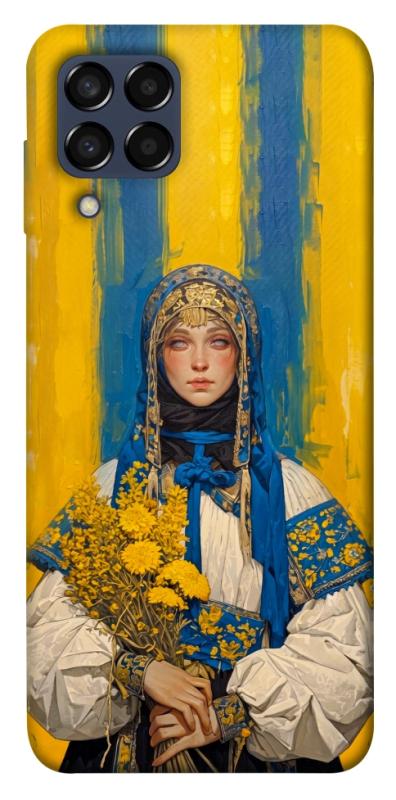 Чохол itsPrint Ukrainian woman для Samsung Galaxy M33 5G, love ukraine, купити оптом з доставкою