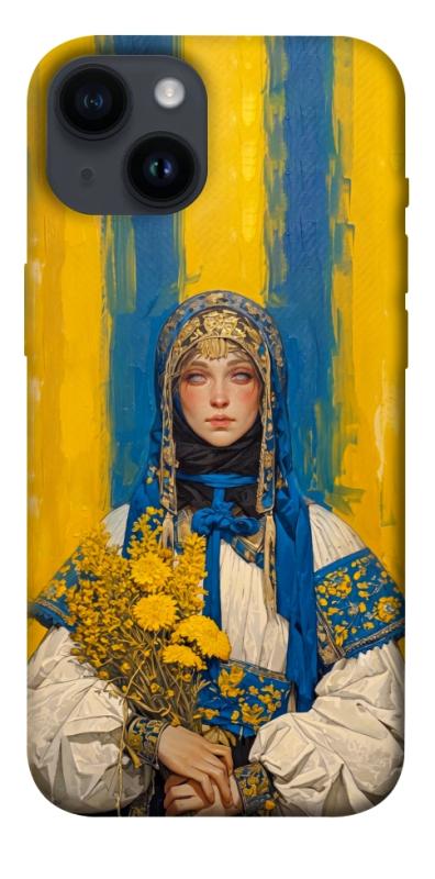 Чохол itsPrint Ukrainian woman для Apple iPhone 14 (6.1"), love ukraine, купити оптом з доставкою