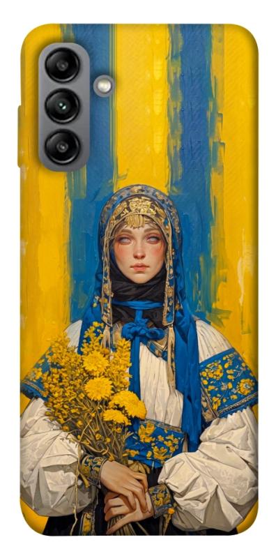 Чохол itsPrint Ukrainian woman для Samsung Galaxy A04s, love ukraine, купити оптом з доставкою