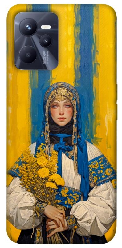 Чохол itsPrint Ukrainian woman для Realme C35, love ukraine, купити оптом з доставкою