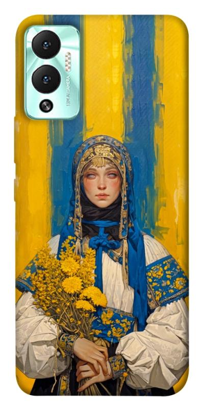 Чохол itsPrint Ukrainian woman для Infinix Hot 12 Play, love ukraine, купити оптом з доставкою